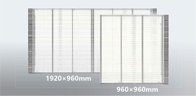 C1 transparent LED display Flexibility In Size