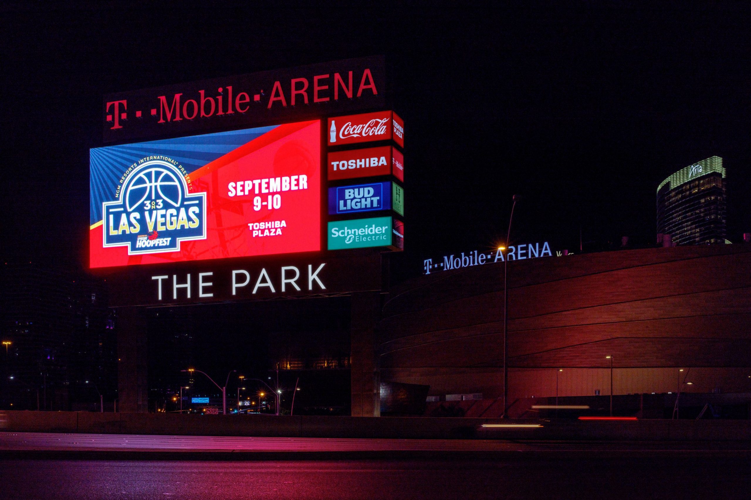 T Mobile Arena Billboard LED Screen